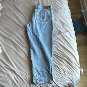 Levi's Blue Straight Denim Jeans Timeless Style